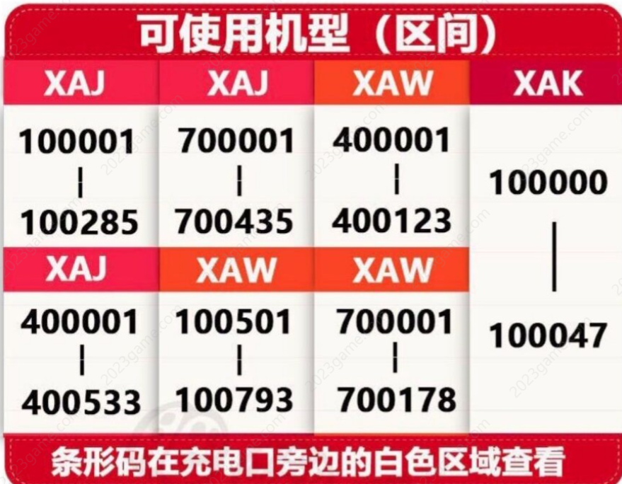 Switch初代型号支持软破的完整序列号前缀列表图示