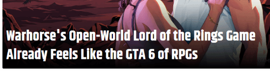 指环王开放世界RPG官宣宣传图