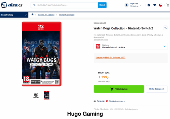 看门狗Switch2合集网传商品截图