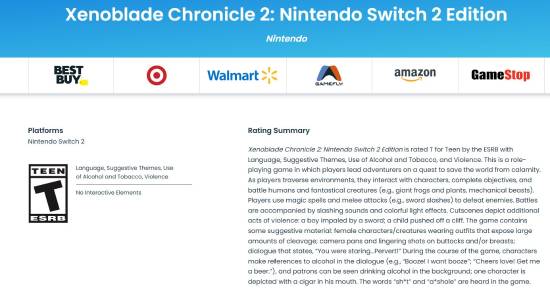 异度之刃2 Switch 2版女性角色光焰
