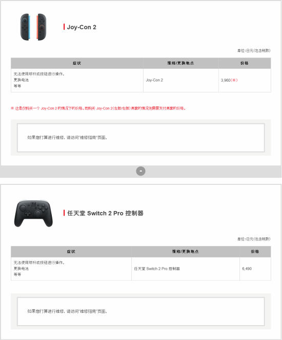 Switch手柄配件