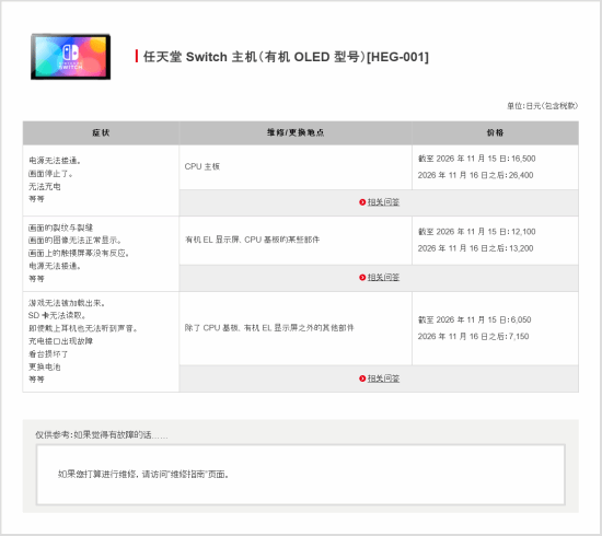 Switch OLED主机图
