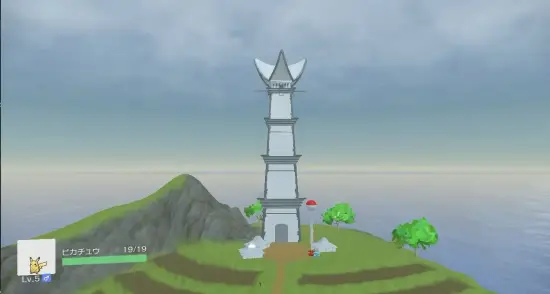 宝可梦风/波草系道馆早期画面